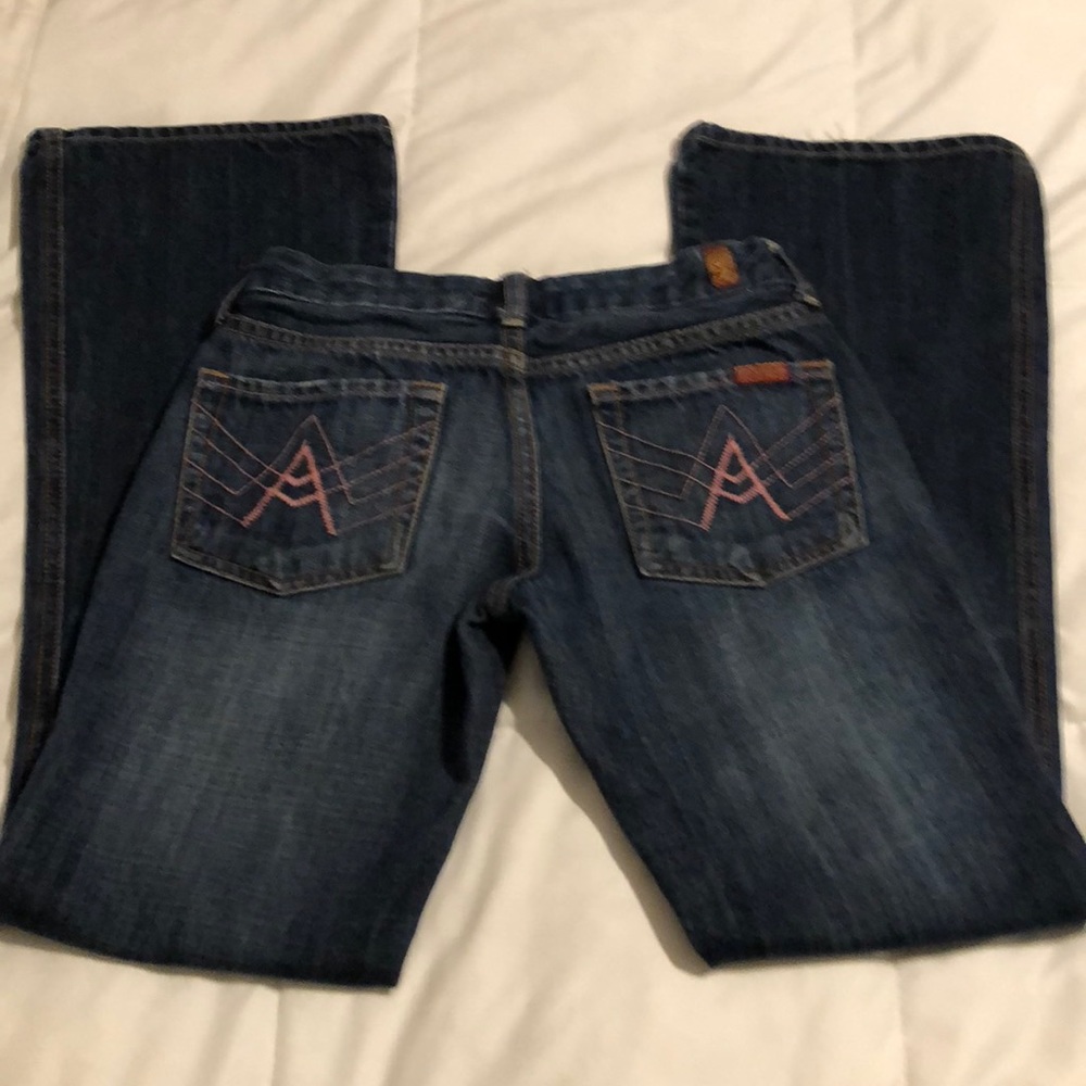 7 for All Mankind bootcut Jeans. 25